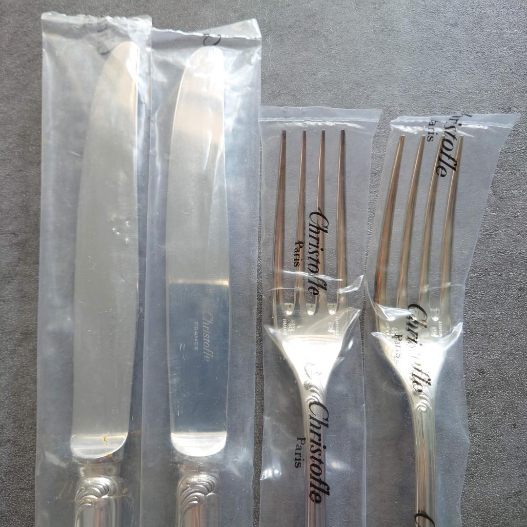 クリストフル マルリー テーブルナイフ テーブルフォーク 未開封 4点