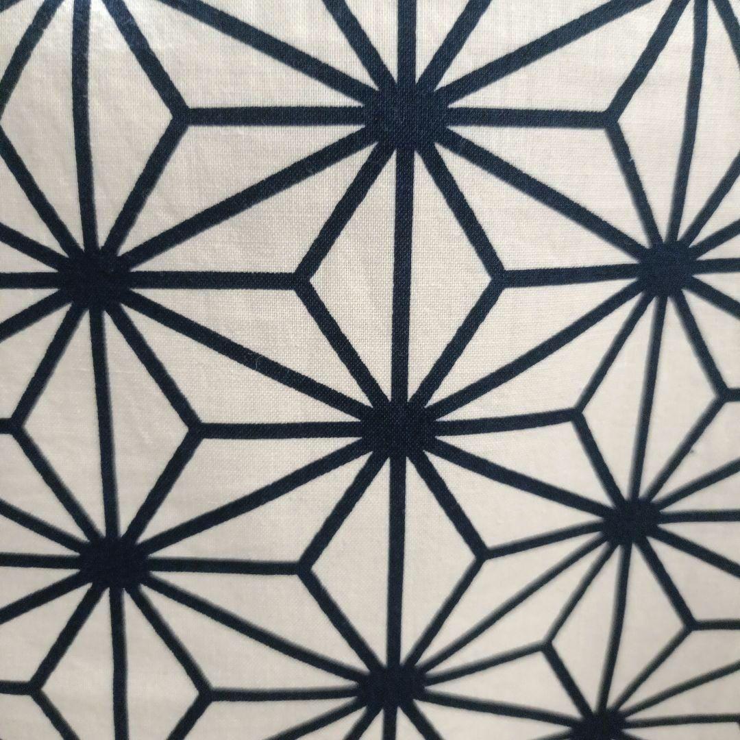 バンブー手提げ　和柄バッグ　麻の葉紋様　お祭りバッグ　神輿　祭り用品