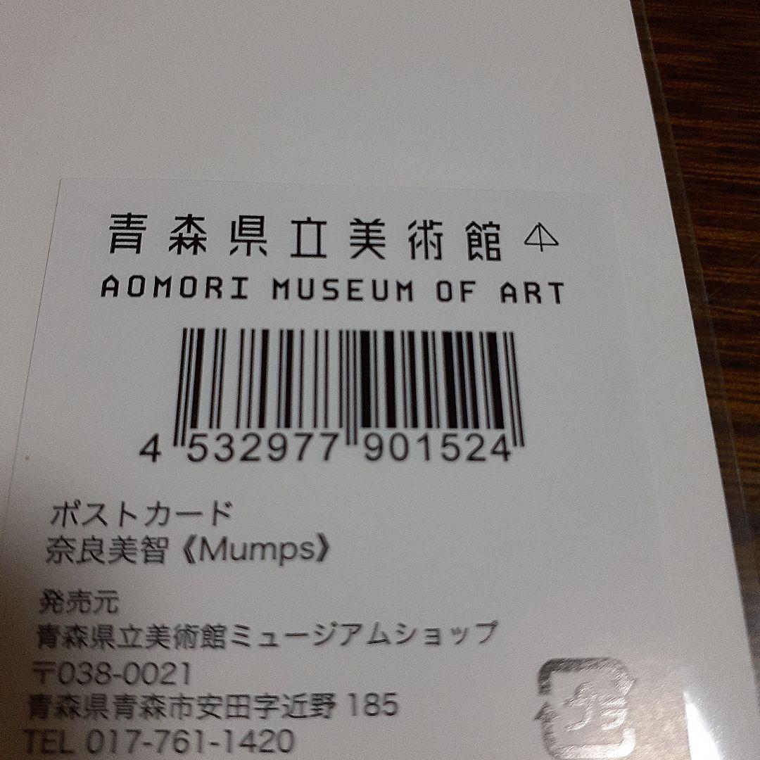 奈良美智展示物　クリアファイル2枚　ポストカード2枚 りんご箱ポストカード1枚