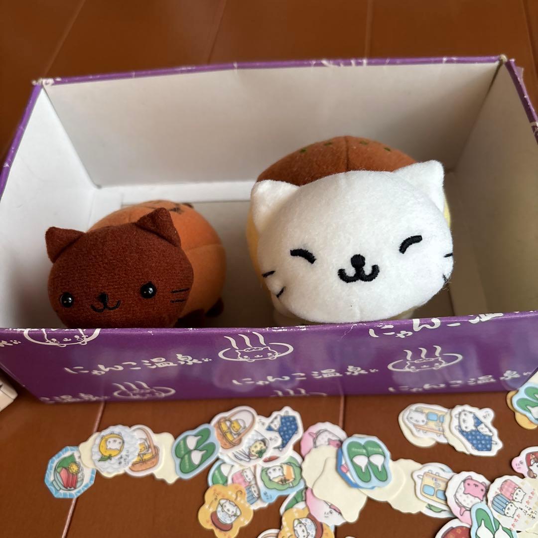 にゃんにゃんにゃんこ　シール　ぬいぐるみ　メモ帳　平成レトロ　初期　激レア