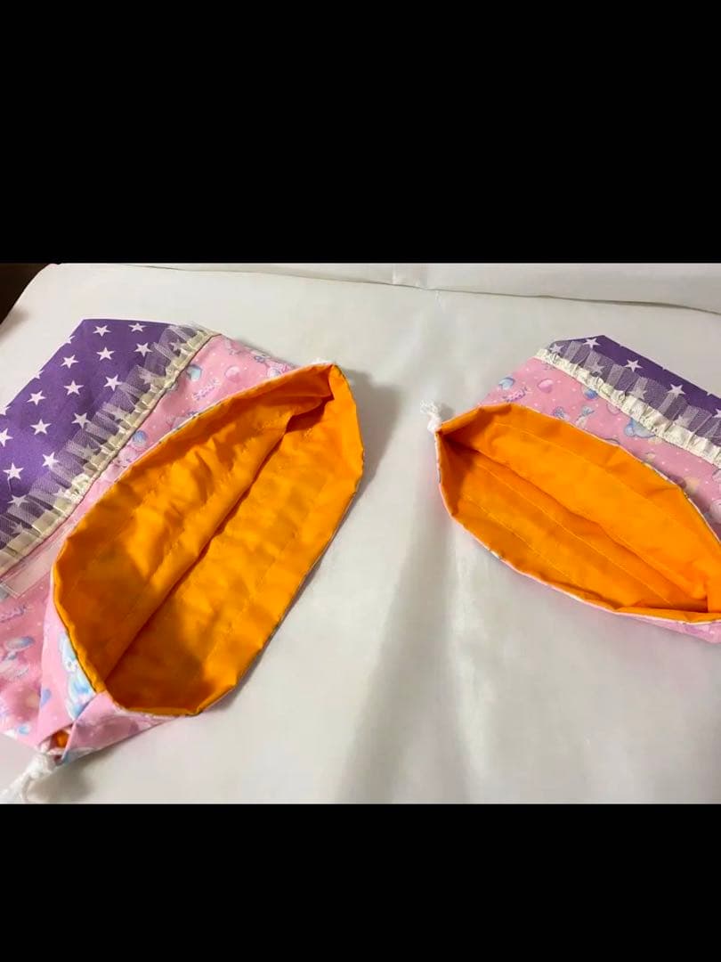 【特別価格】ネームタグ付き、ゆめかわくまちゃんの入園入学グッズ7点セット女の子