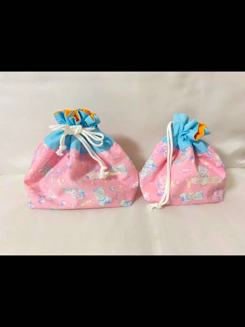 【特別価格】ネームタグ付き、ゆめかわくまちゃんの入園入学グッズ7点セット女の子