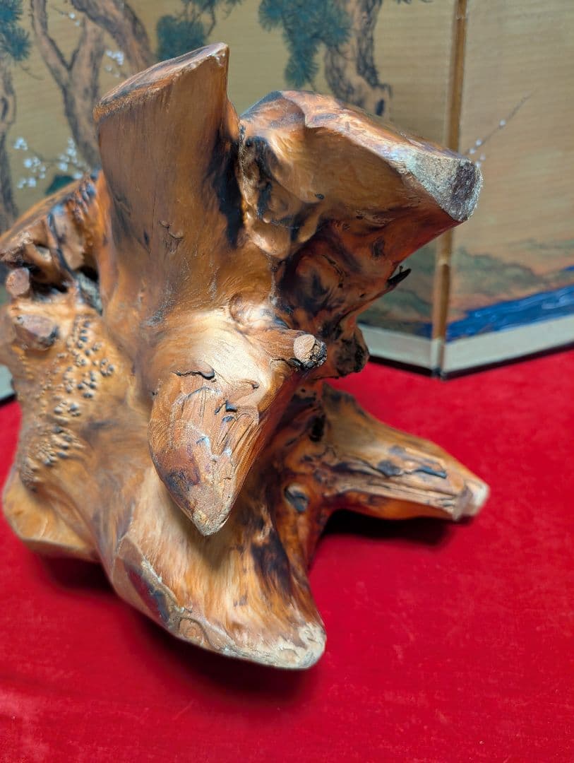 彫刻　古美術　置物　布袋　招福