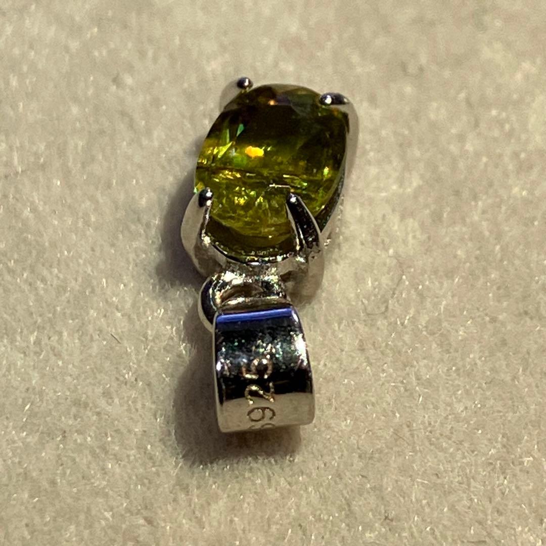 天然石使用　スフェーン　ペンダントトップ