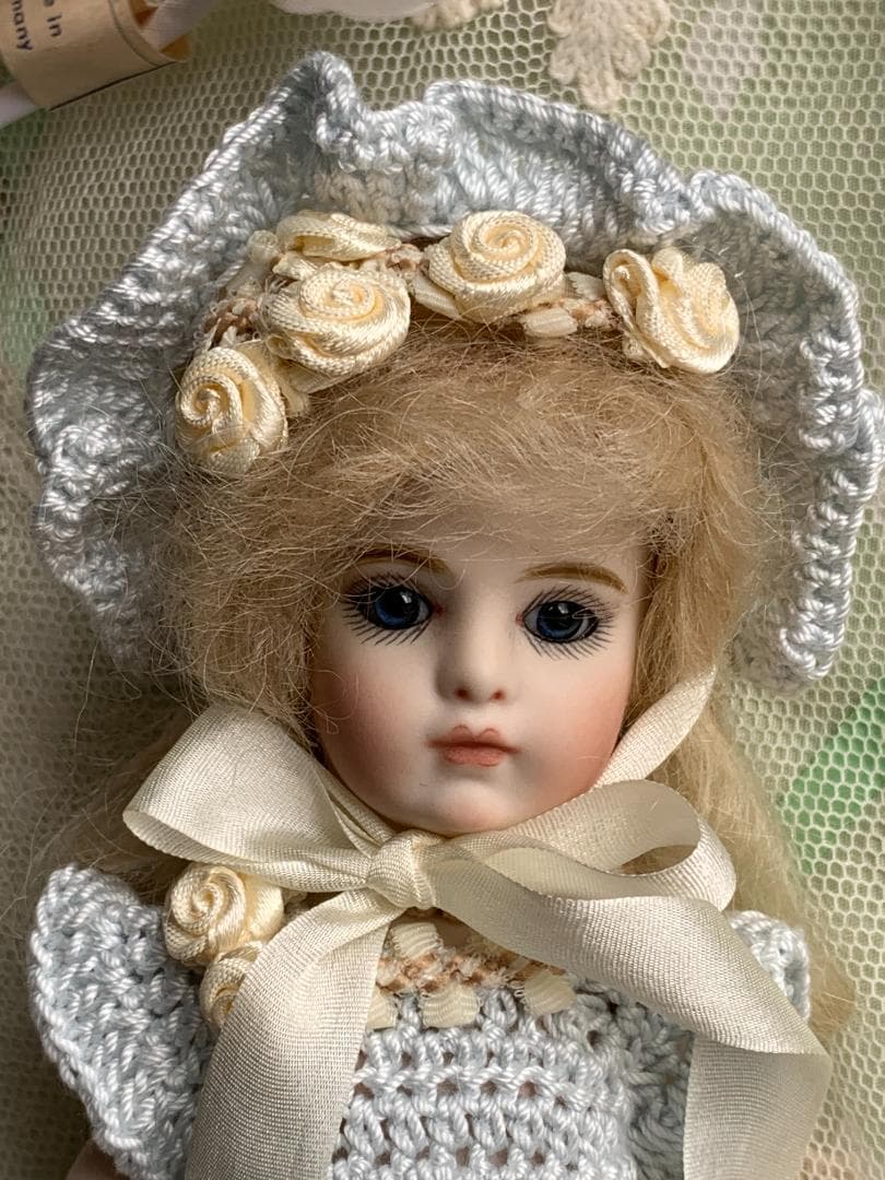 ✨お着換え用✨ミニョネット用ワンピース＆コートセット　ビスクドール　リプロ