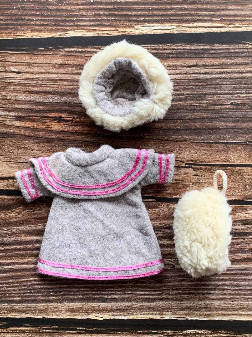 ✨お着換え用✨ミニョネット用ワンピース＆コートセット　ビスクドール　リプロ