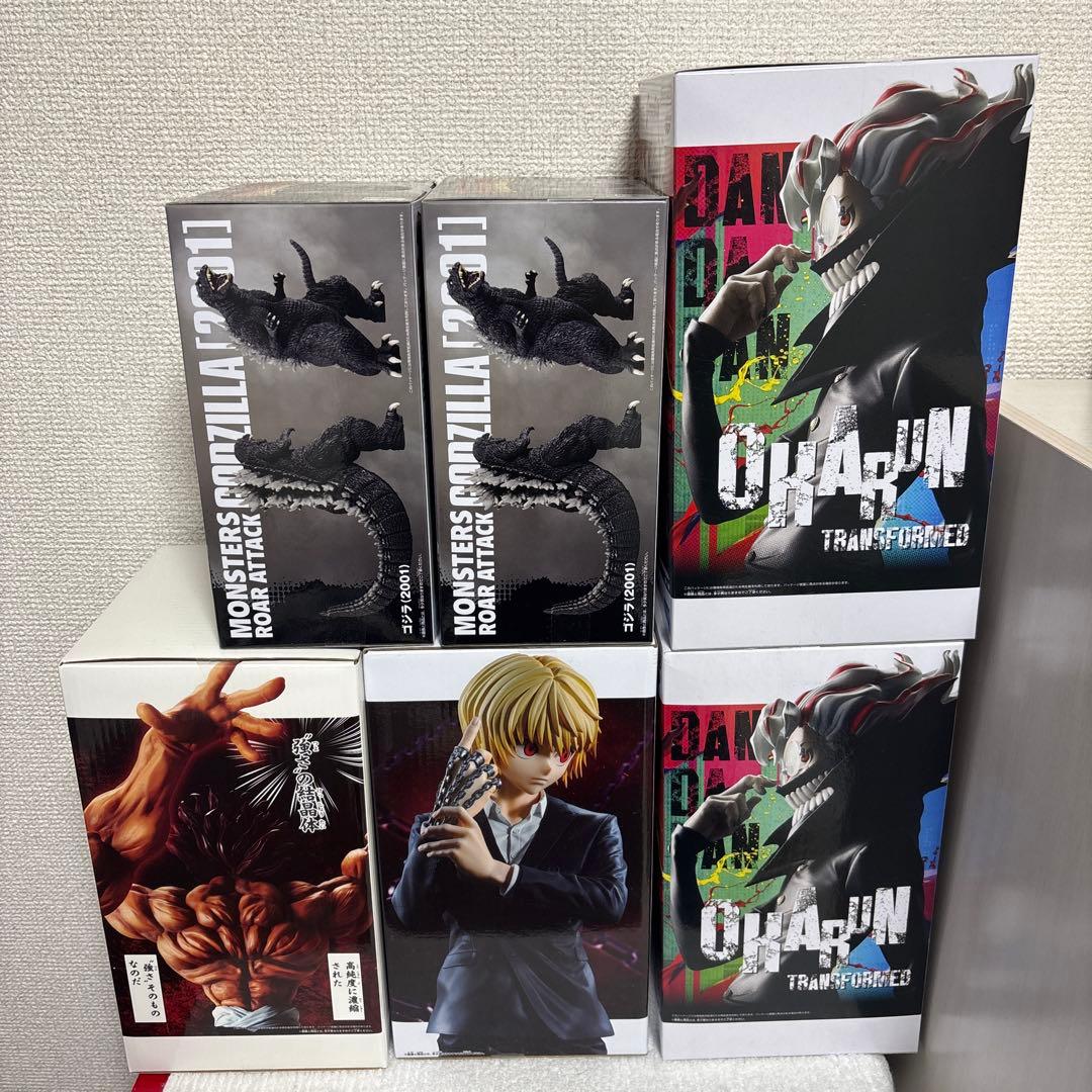 クラピカ　ゴジラ　オカルン　範馬勇次郎　プライズフィギュアまとめ売り