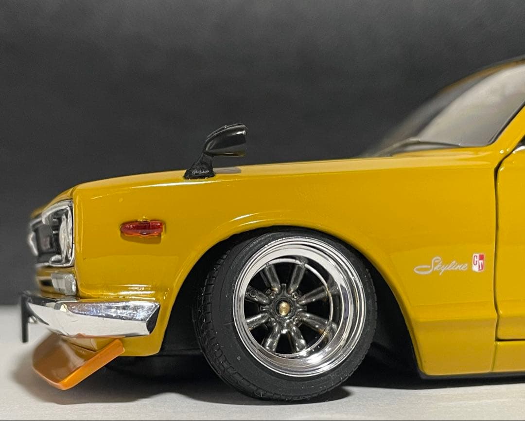 1/24 アシェット 国産名車 スカイライン GT-R ハコスカ改 カスタム