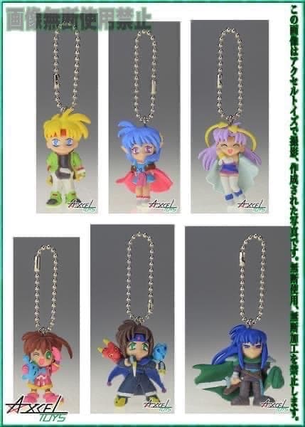 スターオーシャンEX フィギュアキーチェーン キーホルダー 全6種セット