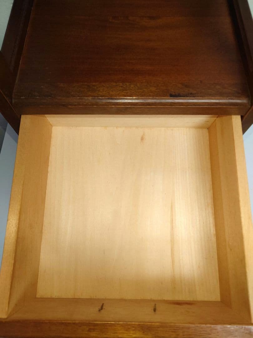 マルニ 木製 電話台 花台 サイボード 飾り棚 台 収納 小物入れ ミニチェスト