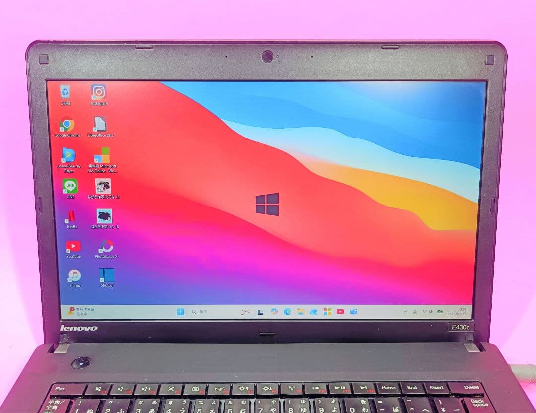 SSD250✨i5✨8GB✨DVD✨オフィス✨黒ノートパソコン✨初期設定済み