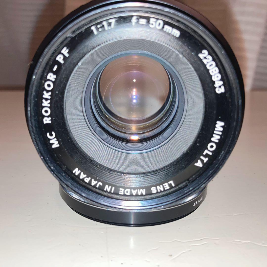【美品】ミノルタ SRT101＆MC ROKKOR-PF 50mm 1.7