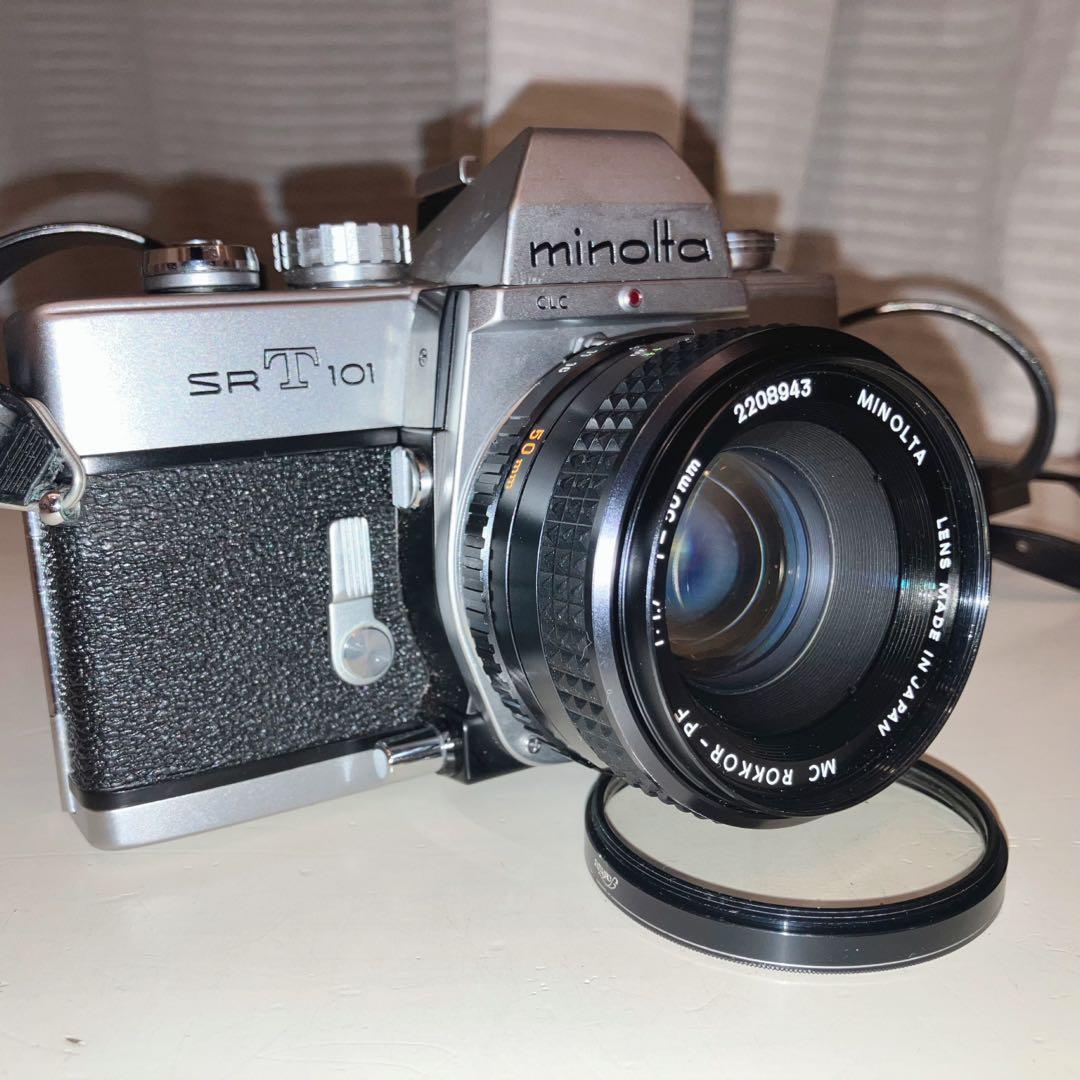 【美品】ミノルタ SRT101＆MC ROKKOR-PF 50mm 1.7