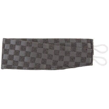 新品未使用　カーテン　グレー　遮光1級　裏地付き　格子柄　両開き（左右2枚）