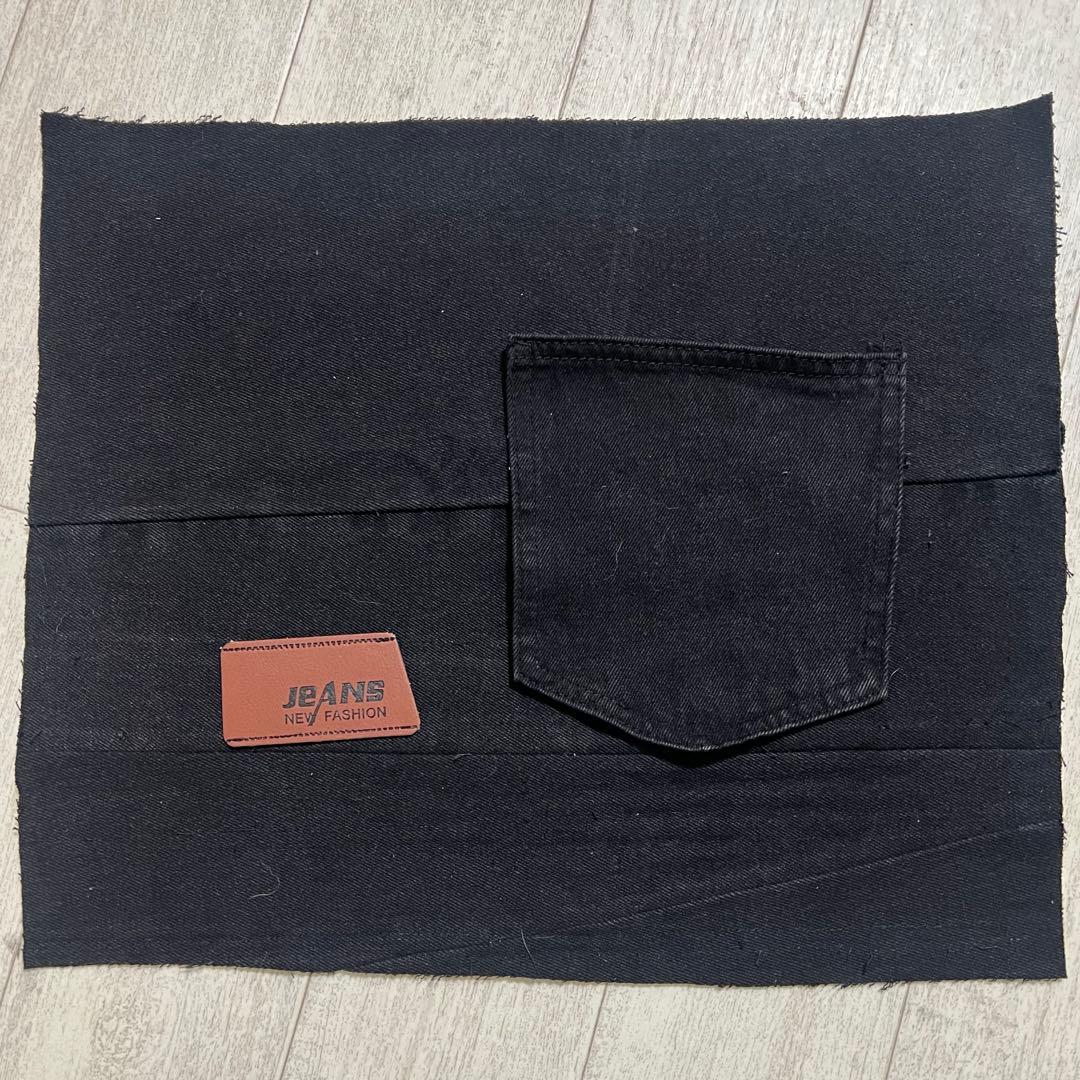 BIGショルダーバッグ　デニムリメイク　ハンドメイド