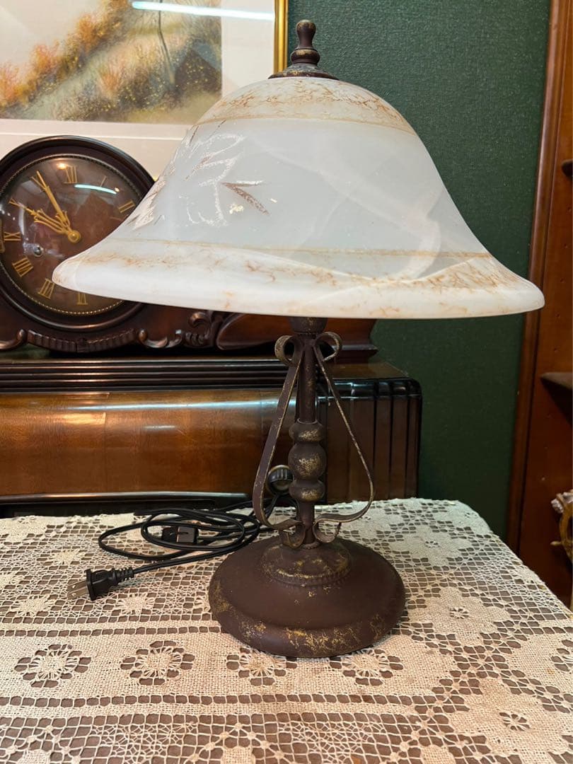 むすび＊イタリア製 テーブルランプ 卓上スタンドライト アンティーク