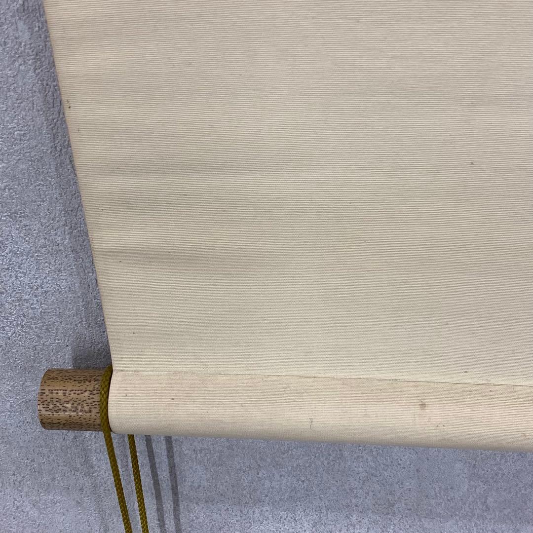 掛軸 麦人 ネズミ 画賛 箱無し 茶掛 横物 茶道具 茶の湯 ②