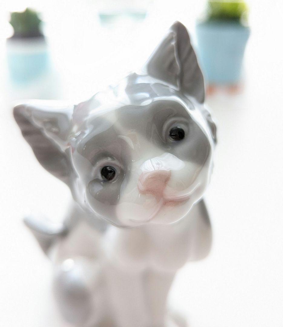 リヤドロ 猫 置物