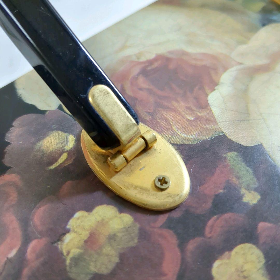 専用オーダーメイド　アンティーク調　木製　バニティバッグハンドバッグデコパージュ