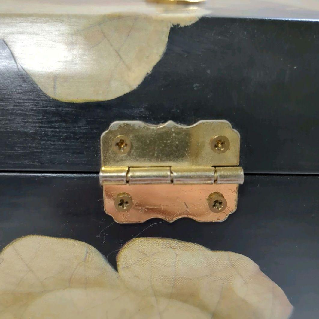 専用オーダーメイド　アンティーク調　木製　バニティバッグハンドバッグデコパージュ