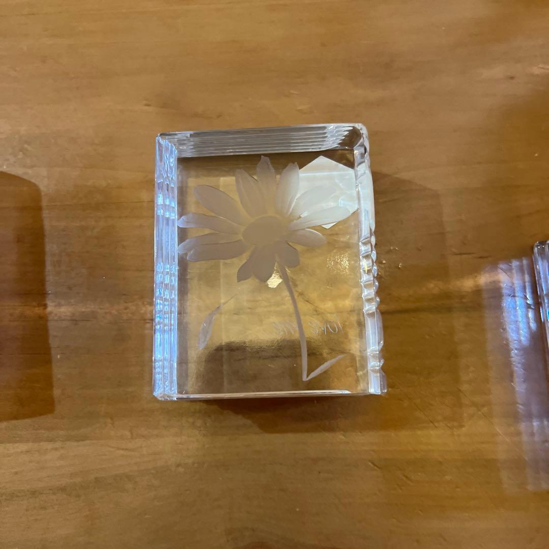 STUART CRYRTAL 置物　3点セット