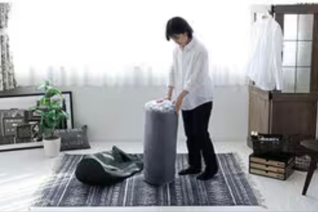 ヤマソロ 83-830 LIBREST 圧縮ウレタン　ソファ1P ネイビー