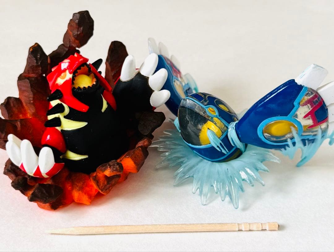 【非売品】ゲンシグラードン/ゲンシカイオーガ予約特典フィギュア2体セット