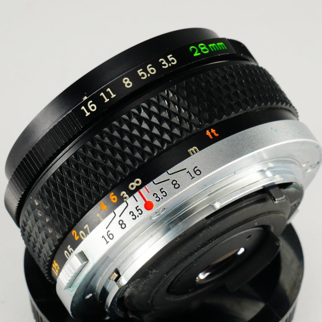 【整備＆テスト済】オリンパス Zuiko auto 28mm F3.5 812