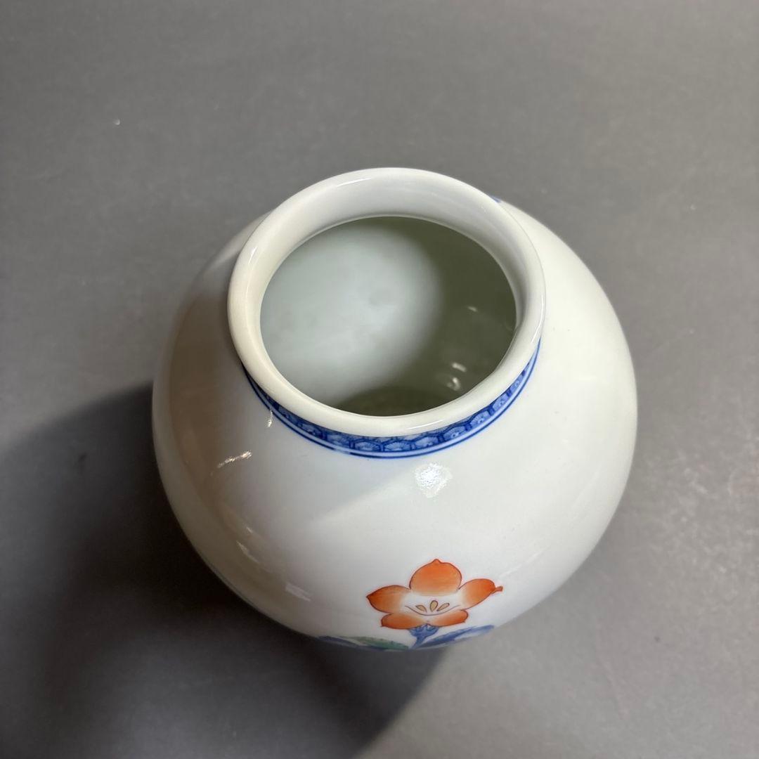 今泉今右衛門　花瓶　共箱