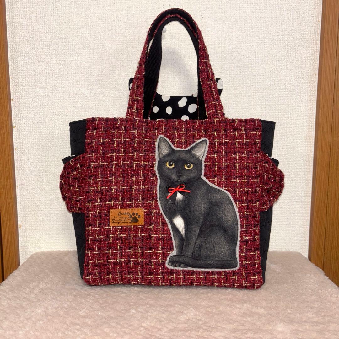 ゆ*ら様 コヤンイサムチョン　超Big赤ちゃん猫と友達　黒猫ちゃんサイドポケット