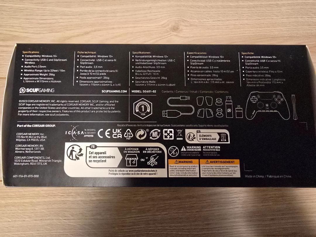 【週末限定】SCUF Envision Pro ブラック PCコントローラー