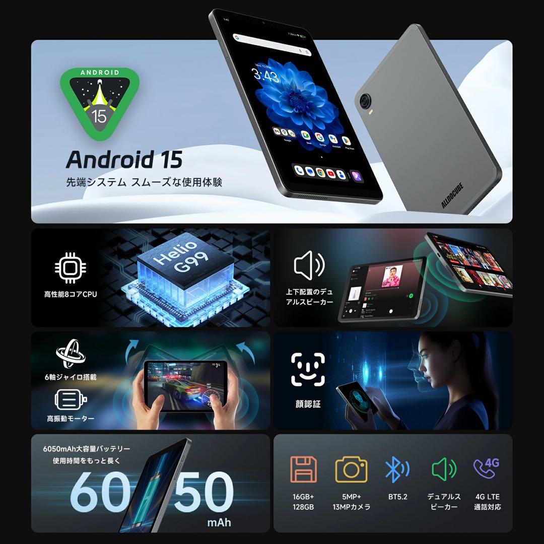 【新品同様】ALLDOCUBE iPlay60 mini Pro 4G LTE
