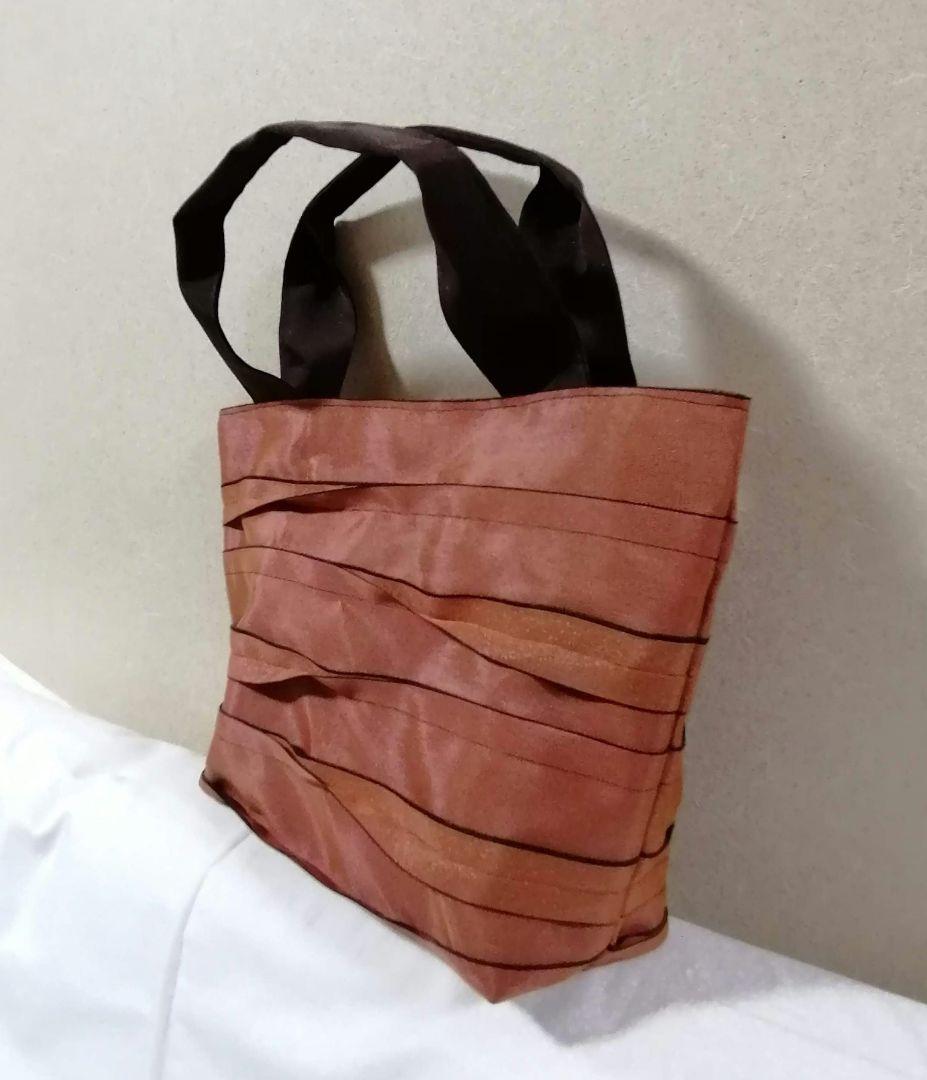 畳へり　トートバッグ＆ショルダーバッグ　オレンジ　ヘリバッグ