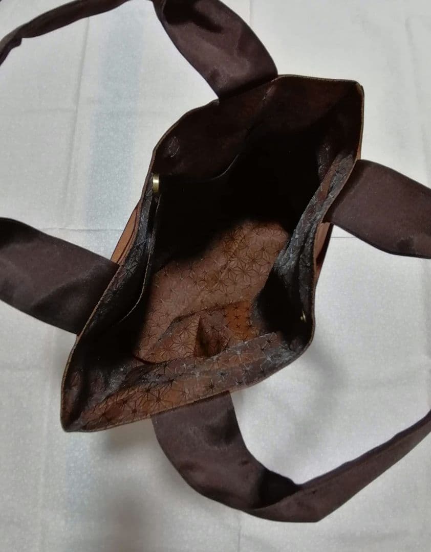 畳へり　トートバッグ＆ショルダーバッグ　オレンジ　ヘリバッグ