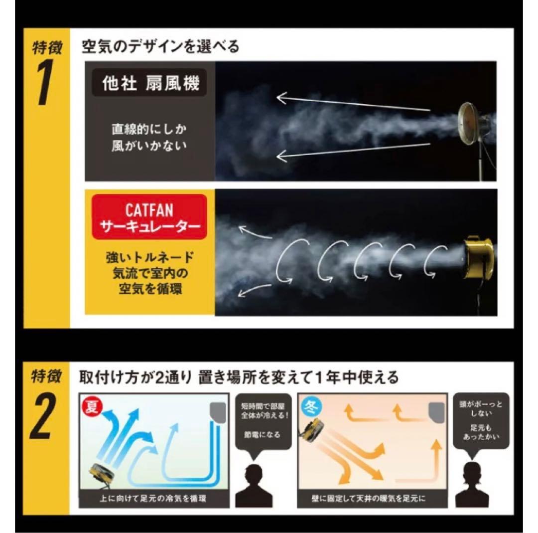 CATERPILLARキャタピラー サーキュレータ-45cm業務用扇風機 工場扇