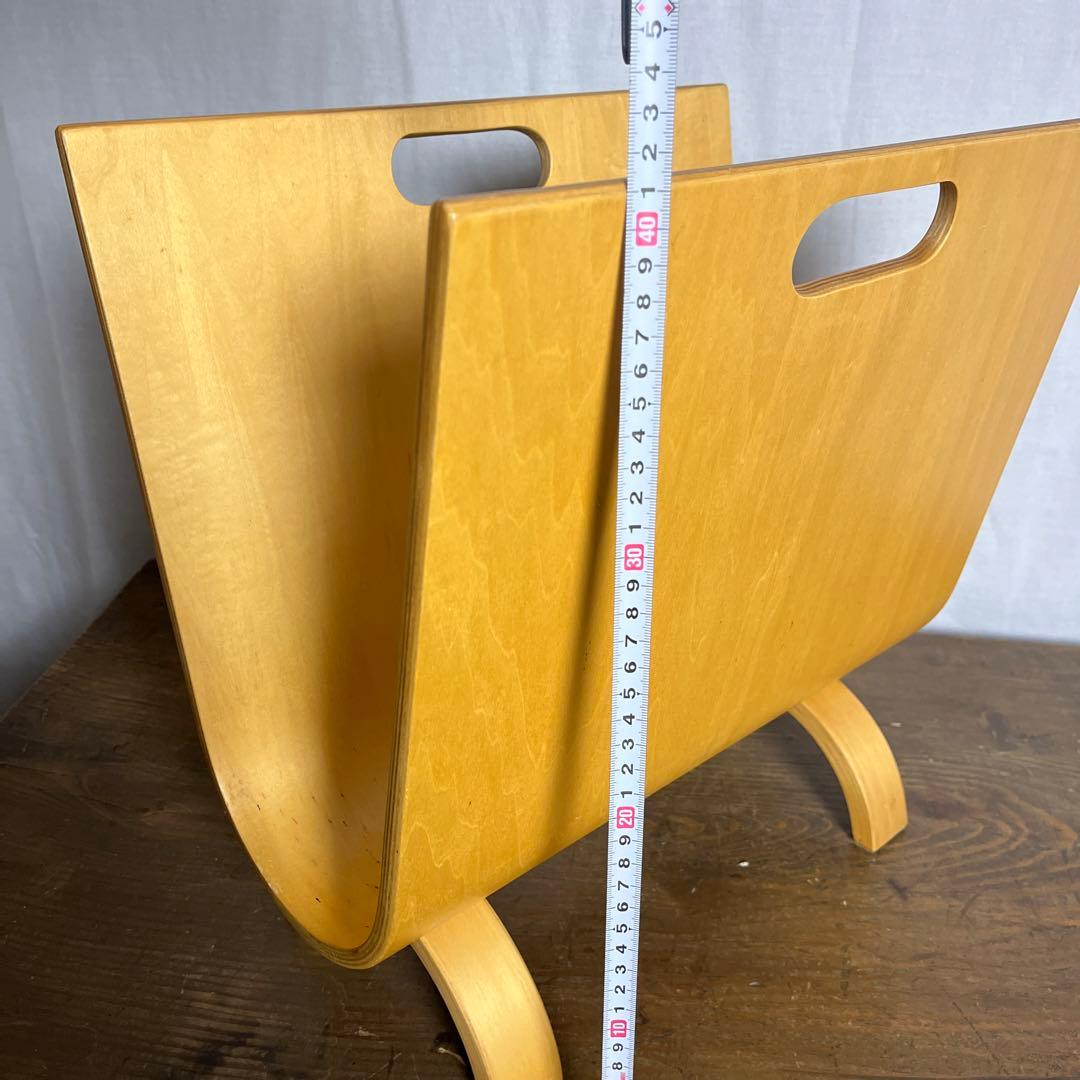 当時物ミッドセンチュリー◾️プライウッド 本立て マガジンラック レコードスタンド