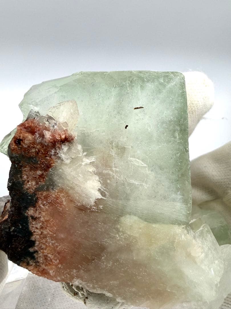 キューブ　グリーン　アポフィライト　原石　鉱物　標本　天然石　石