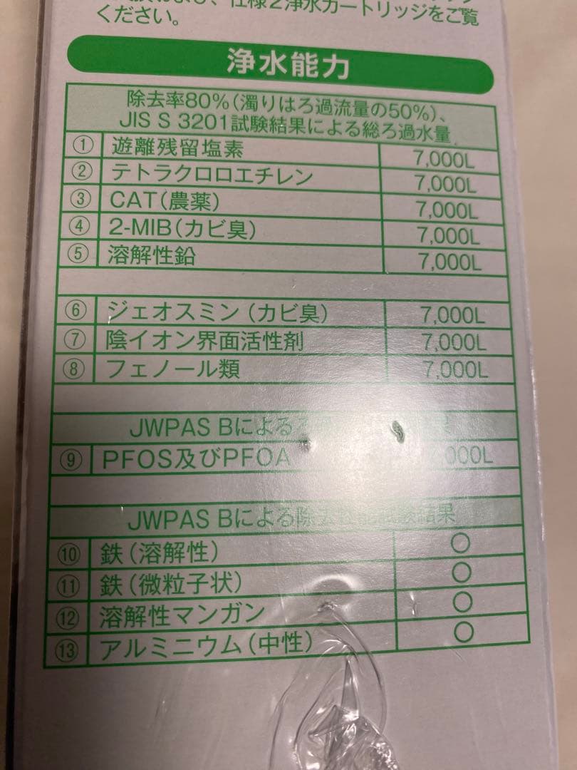 日本トリム　マイクロカーボン　カートリッジ　新品