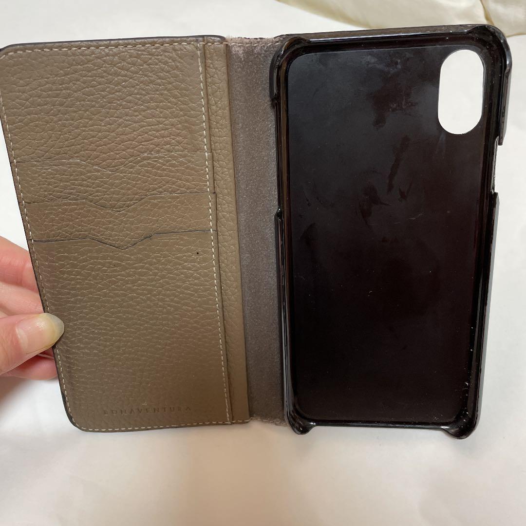 ボナベンチュラiPhone 10 手帳型ケース スマホケース