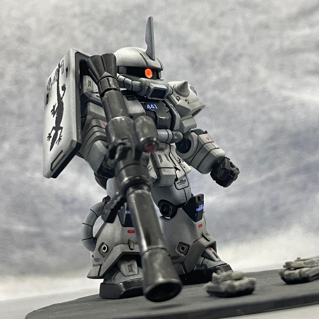 モビルスーツアンサンブル　塗装品　白鬼　ホワイトオーガー　フィギュア　ガンダム