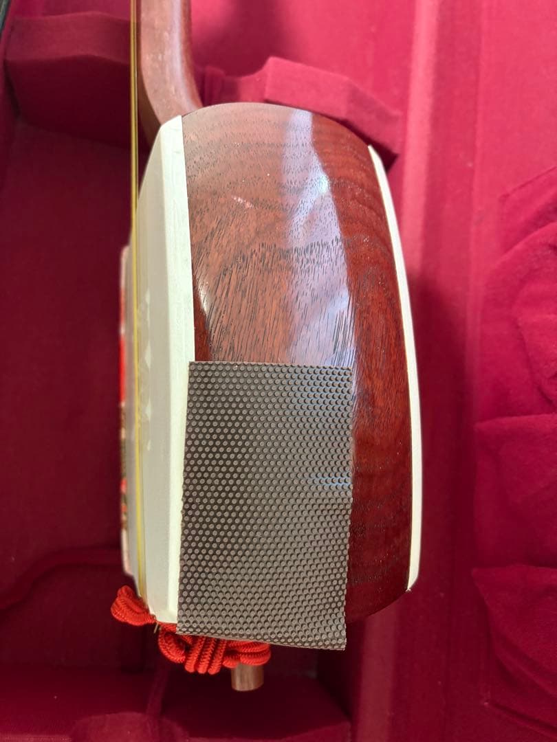 三味線 本体 和柄装飾付き 現状品