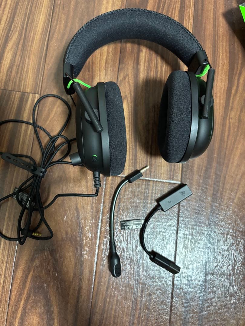 razer black shark v2 ＋ USB sound card