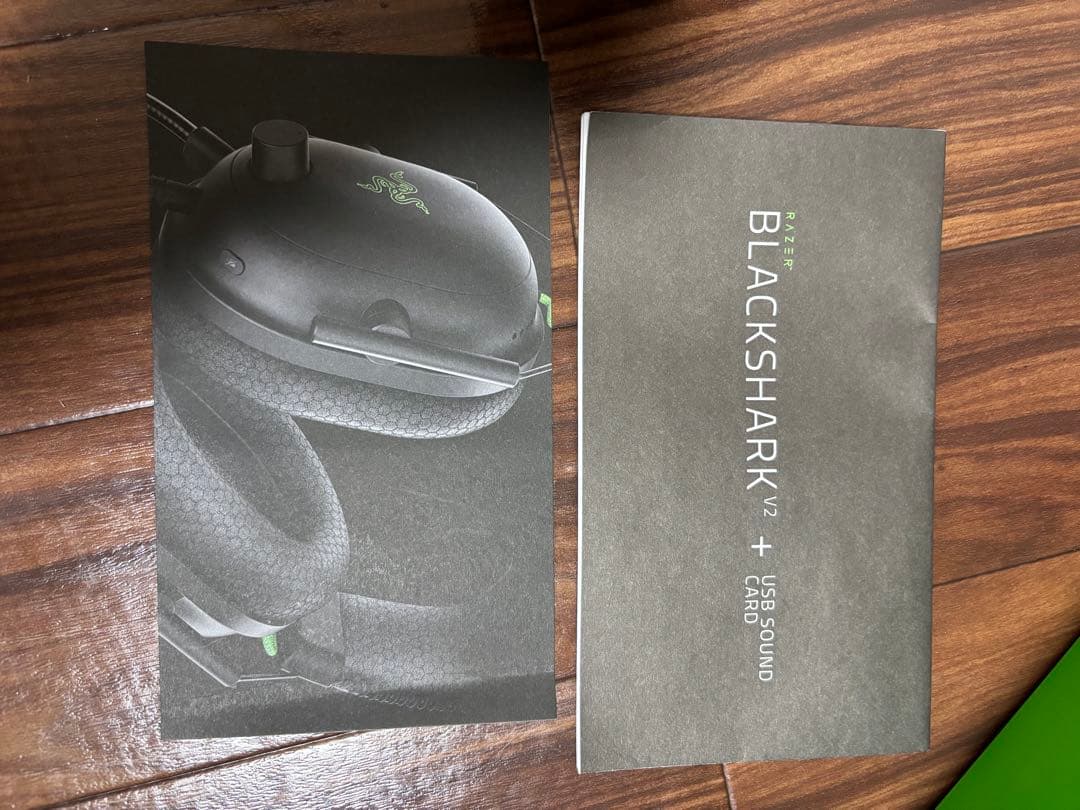 razer black shark v2 ＋ USB sound card