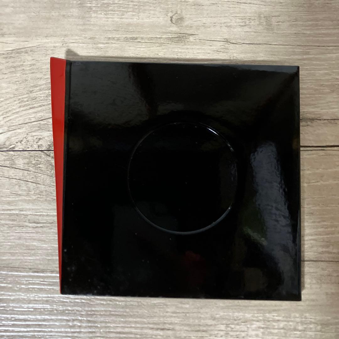 E-1 【pierre cardin】ピエール・カルダン 漆器調 菓子器＆茶托