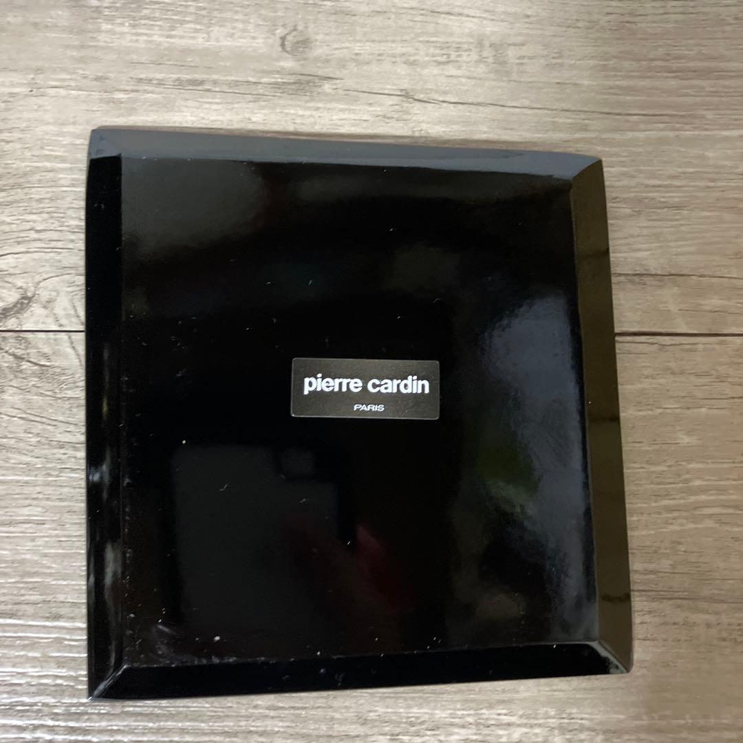 E-1 【pierre cardin】ピエール・カルダン 漆器調 菓子器＆茶托