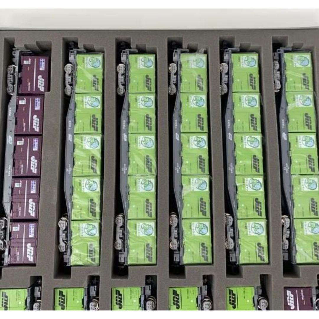 コキ107形(鉄道コンテナ輸送50周年記念コンテナ付)全12両セット