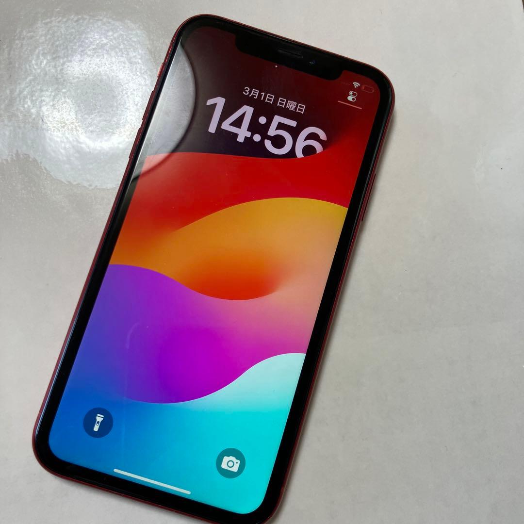 I PHONE XR RED 中古 本体のみ