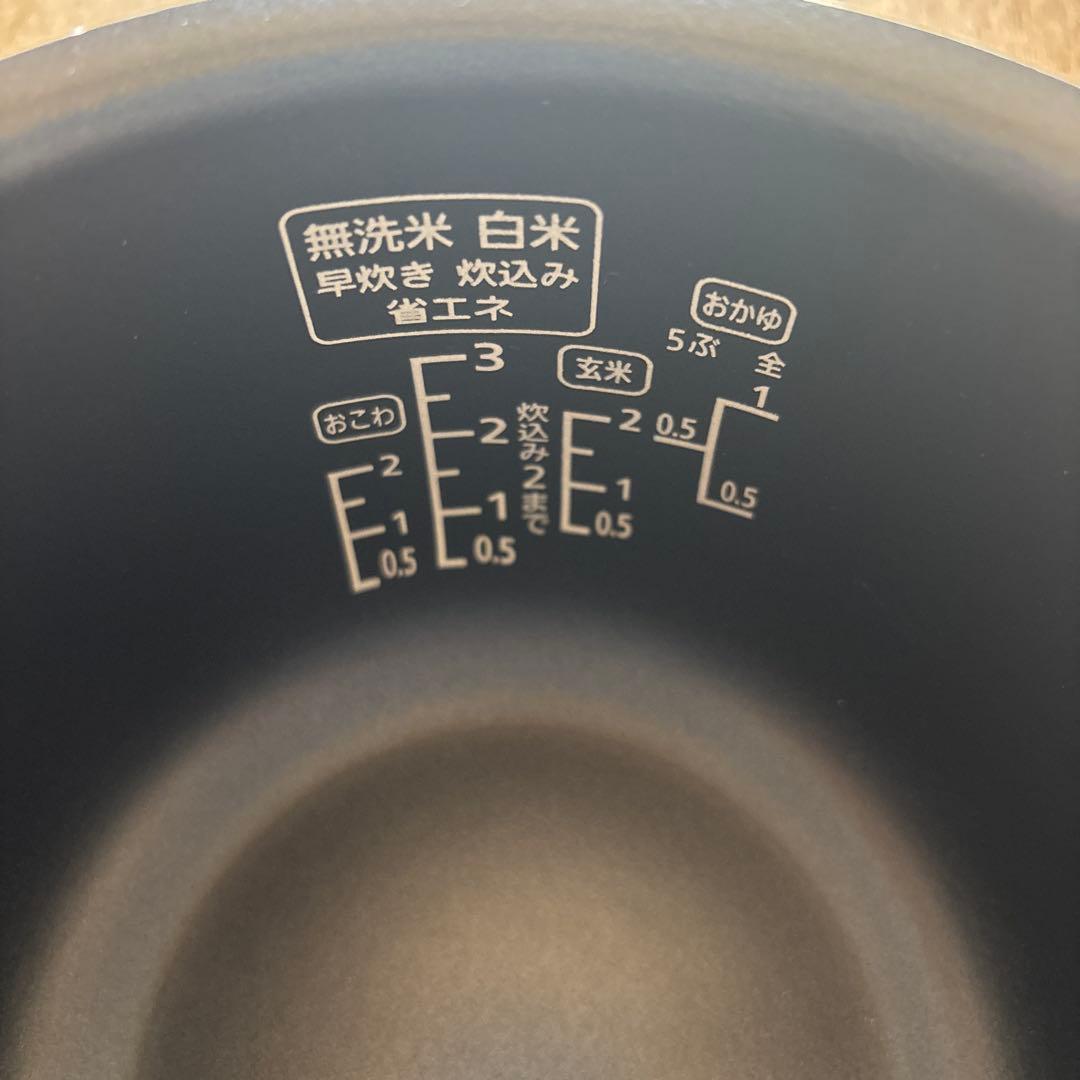 アイリスオーヤマ IHジャー炊飯器 RC-IK30-B 3合炊き　2022年製