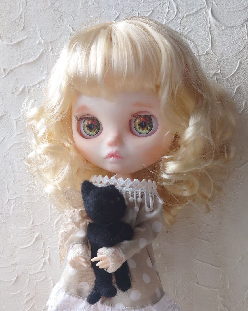 アイシードールカスタム　ฅ⁠^⁠•⁠ﻌ⁠•⁠^⁠ฅ　黒ネコさんと