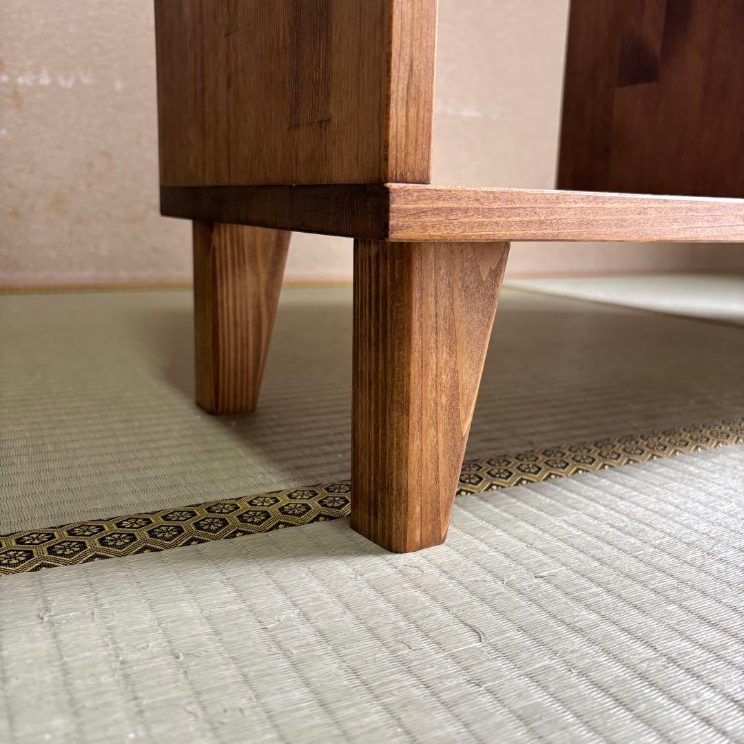 ハンドメイド　脚付きオープンシェルフ　オーダー受け付けます